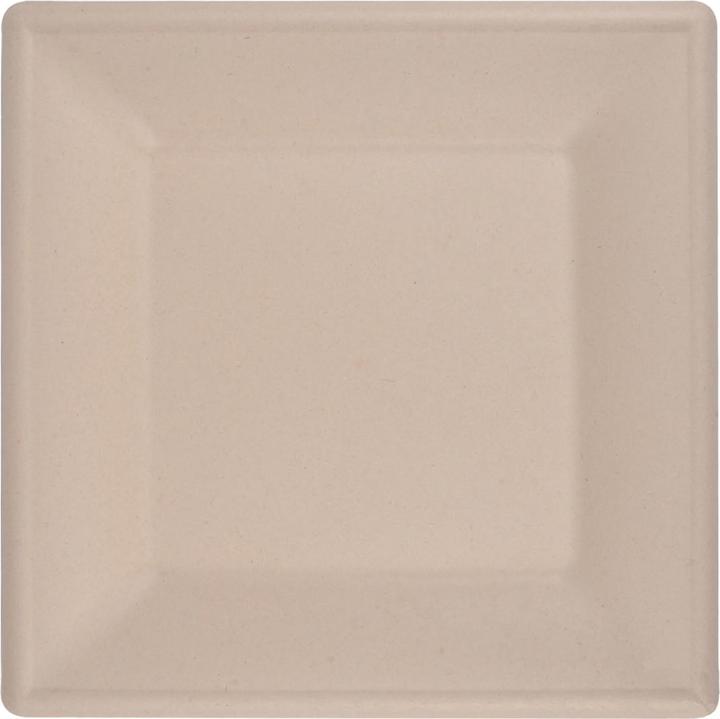Actual product image Natura Punto Sugar Cane Square Plate, Set of 12 (12 x)