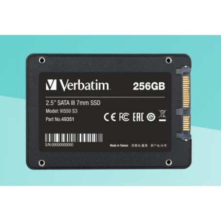 Thumbnail - Verbatim SSD Vi550 SATA S3 256GB, SSD