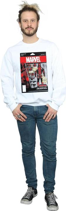 Actual product image Mens Deadpool Action Figure Sweatshirt (L)