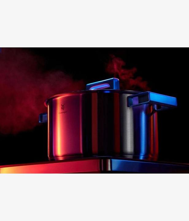 Image du produit WMF Ultimate Cool+ Casserole avec couvercle, 24 cm (24 cm, Casserole, Acier inoxydable)