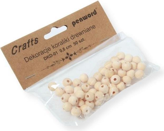Brewis Dekorationen Holzperlen 8mm 50Stk