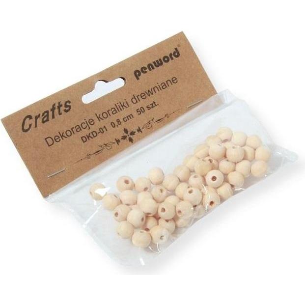 Brewis Dekorationen Holzperlen 8mm 50Stk