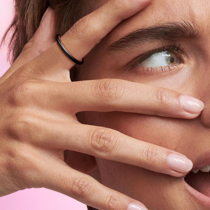 Produktbild Pandora Me 14k Rose Gold Black Ring (56)