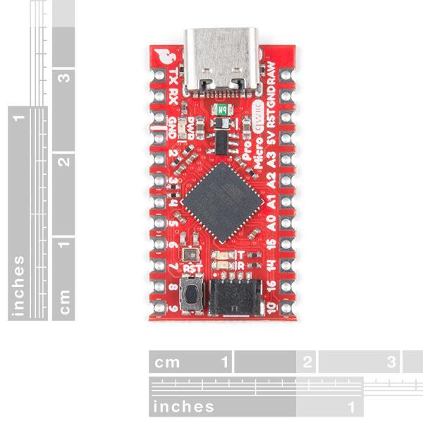 Actual product image SparkFun Qwiic Pro Micro, USB-C, ATmega32U4