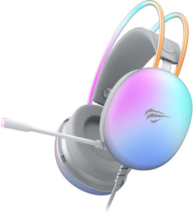 Actual product image Havit H2037d Gaming-Kopfhörer (weiss) (Cable)