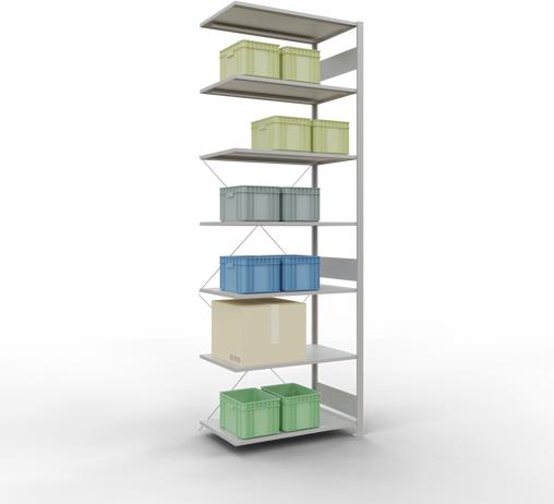 Actual product image Schulte Lagertechnik MULTIplus85 boltless bay system with cross brace