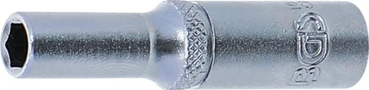 Actual product image BGS Socket, Hexagon, deep | 6.3 mm (1/4") Drive | 5.5 mm