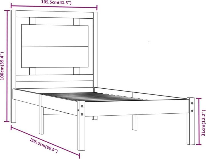 Produktbild vidaXL Alix (120 x 190 cm)