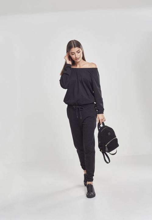Actual product image Urban Classics Ladies Cold Shoulder Terry Jumpsuit (M)
