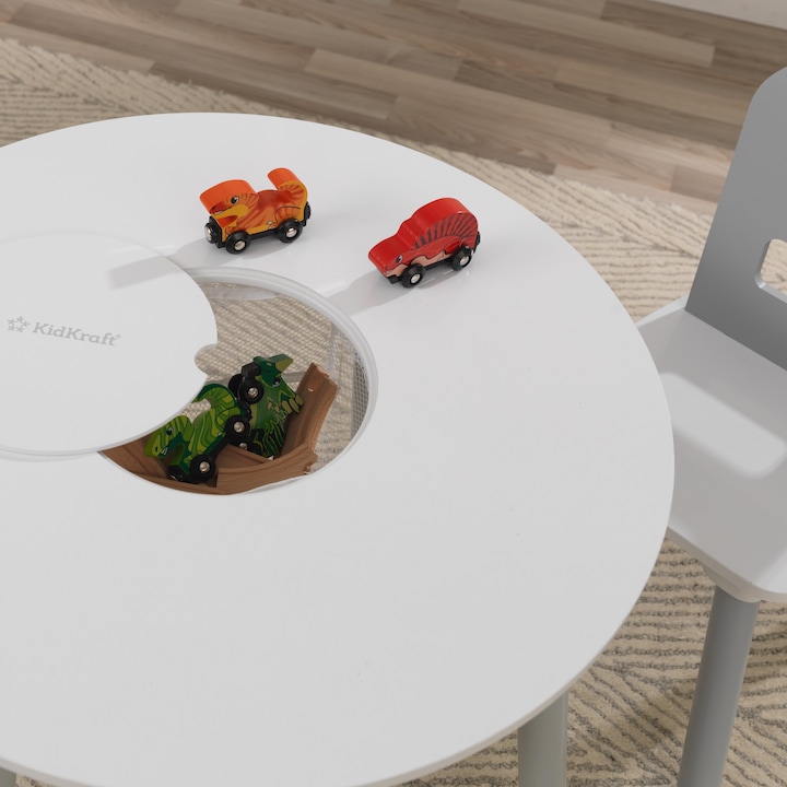 Image du produit KidKraft Table ronde avec 2 chaises (Groupe de sièges pour enfants)