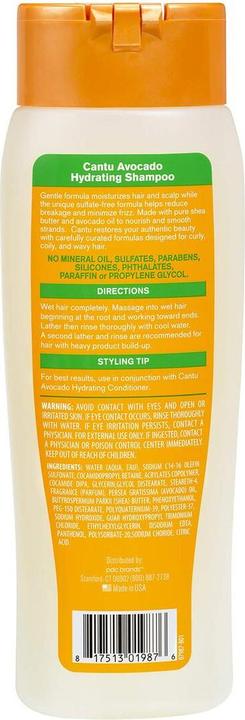Actual product image Cantu Avocado Hydrating (400 ml)