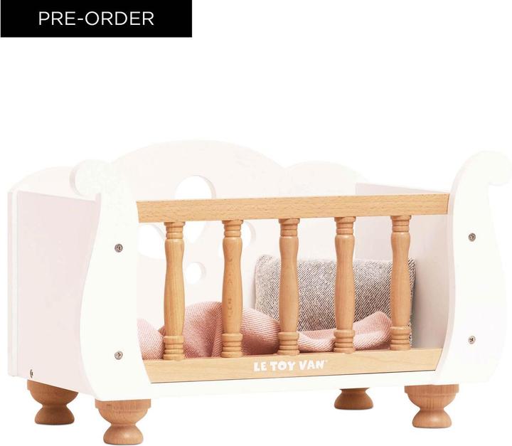 Actual product image Le Toy Van Doll bed with bars