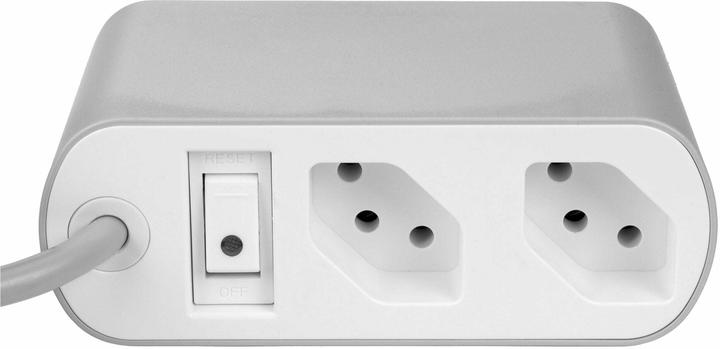 Produktbild Furber.power Tischsteckdosenleiste DOKK (6x, Typ 13, USB-A, USB-C, 3 m)