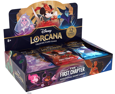 Produktbild Disney Lorcana - Booster Display "THE FIRST CHAPTER" (24 PACKS) (Englisch)