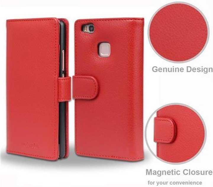 Actual product image Cadorabo Book with 3 card slots cover (Huawei P9 Lite)
