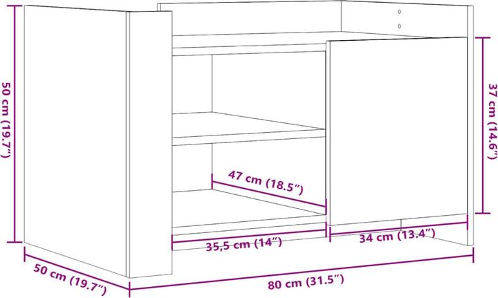 Image du produit vidaXL Couchtisch