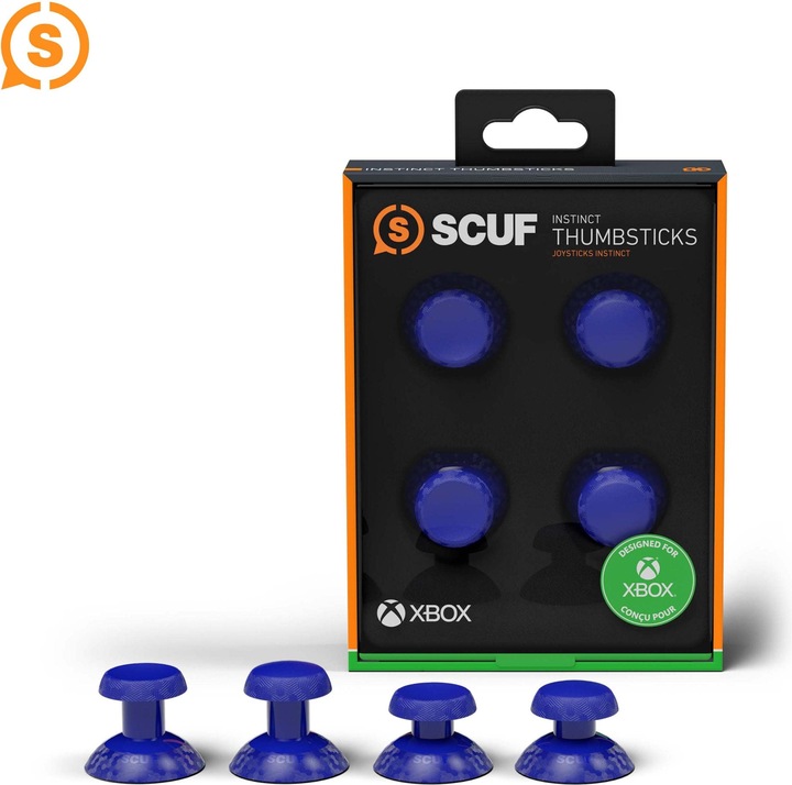 Produktbild Scuf Instinct Thumbstick 4 pack (Short & Long Concave and Short & Long Domed) - Blue