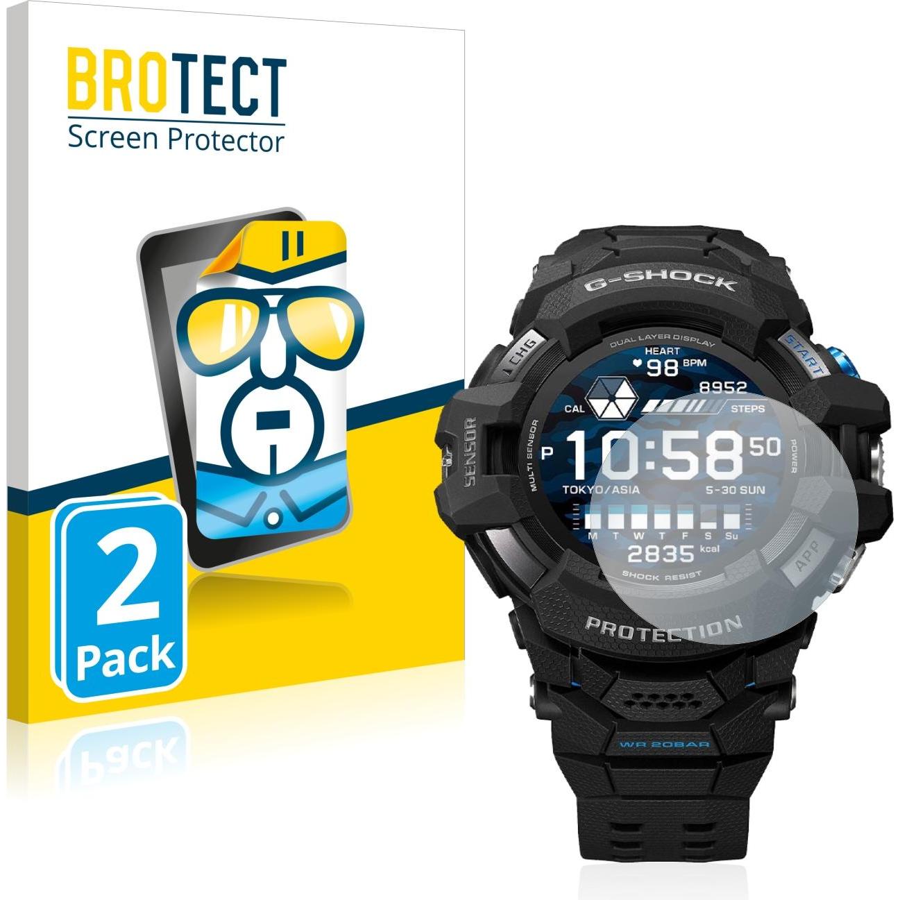 BROTECT Schutzfolie Displayschutz Klar, Smartwatch Schutzfolie, Transparent