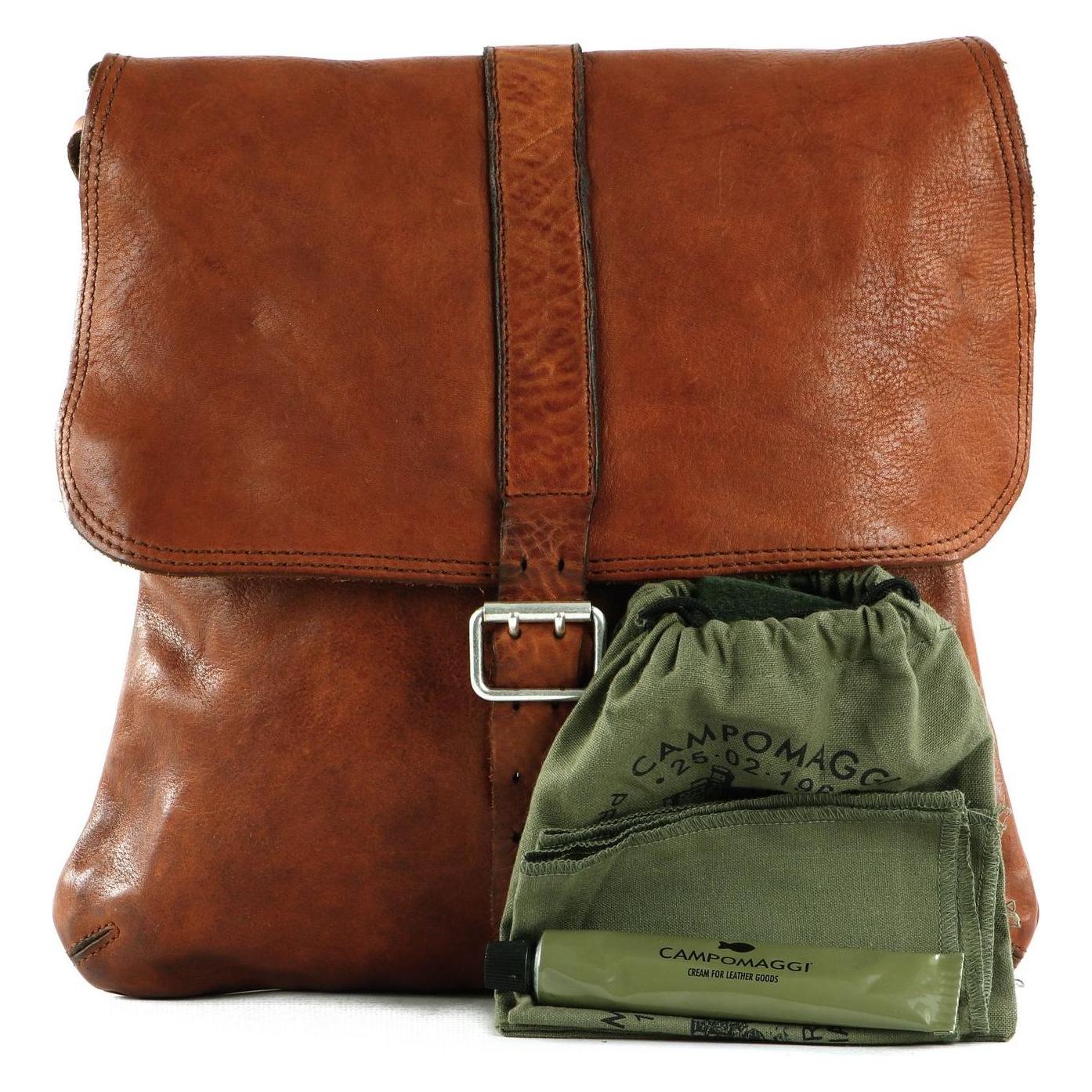 Campomaggi, Damen, Handtasche, Saturno Crossbody Bag, Braun