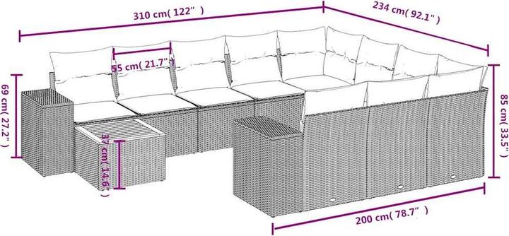 Produktbild vidaXL Remy