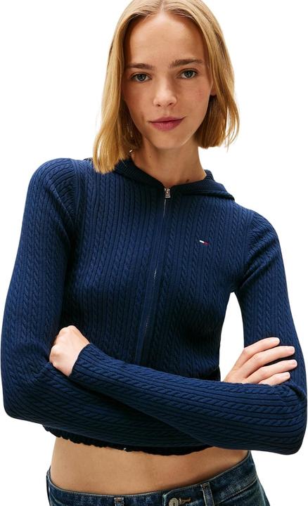 Produktbild Tommy Jeans Cardigan con Cappuccio Essential Rits (L)