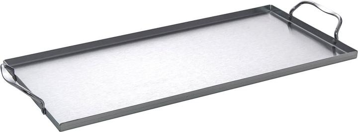 Actual product image All'Grill Stainless steel grill tray with 2 handles, 39.5 x 19 x 1 cm