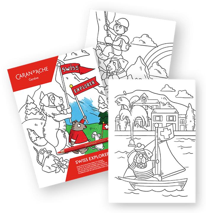 Produktbild Caran d'Ache Swiss Explorer Malbuch