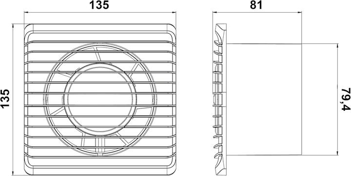 Produktbild MKK Packaging Badlüfter