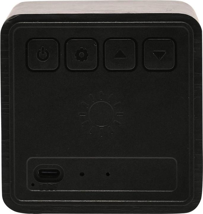 Produktbild Interval Wecker aus Holz mit BluetoothLautsprecher Schwarz