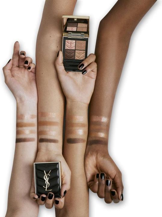 Actual product image Yves Saint Laurent Couture Mini Clutch (710 Over Brun) (710 Over Brun)