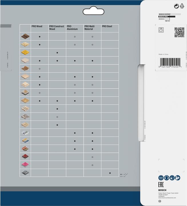 Immagine prodotto Bosch Professional Zubehör Lama circolare per legno PRO, 250 x 3,2 x 30 mm