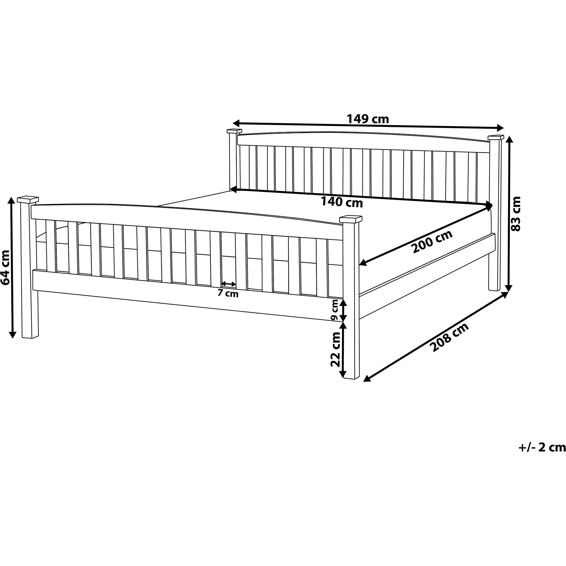 Thumbnail - Beliani, Bett, Giverny (140 x 200 cm)