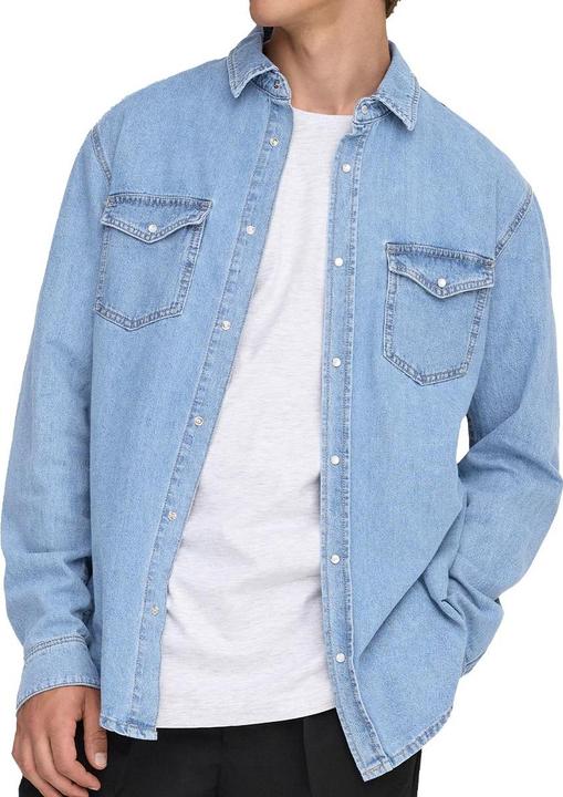 Immagine prodotto Only & Sons 2er Pack Bane Jeanshemd (S)