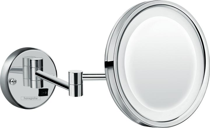 hansgrohe HG shaving mirror LOGIS UNIVERSAL with LED light chrome