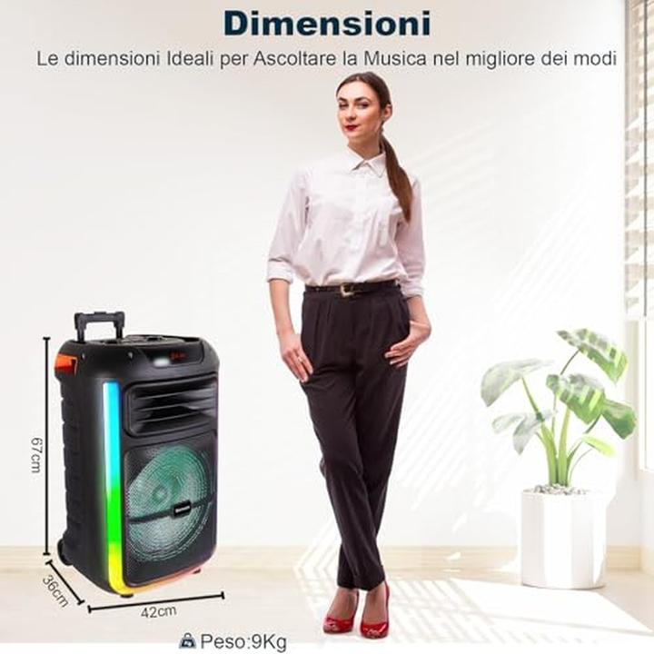 Actual product image Trevi XF 1400 KB (Rechargeable battery operated, Electrical connection)