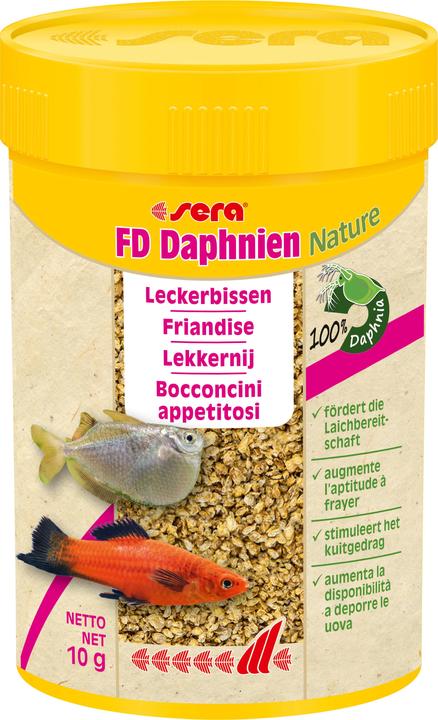 Actual product image Sera FD Daphnia Nature (Ornamental Fish, 10 cl)
