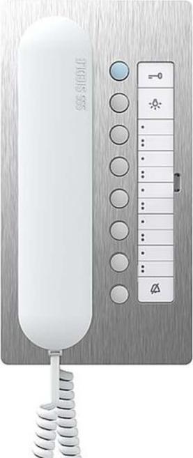 Stainless steel/white