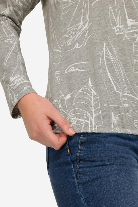 Produktbild Laurasøn T-Shirt, Boote Print, OEKO-TEX (M)