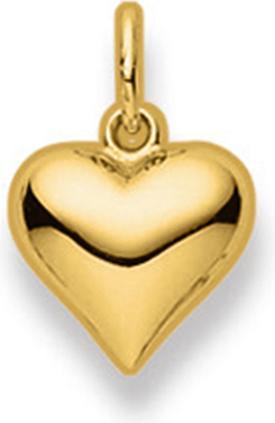 Image du produit Muau Pendant heart yellow gold 750, 16x11mm (Or jaune 750/18K)