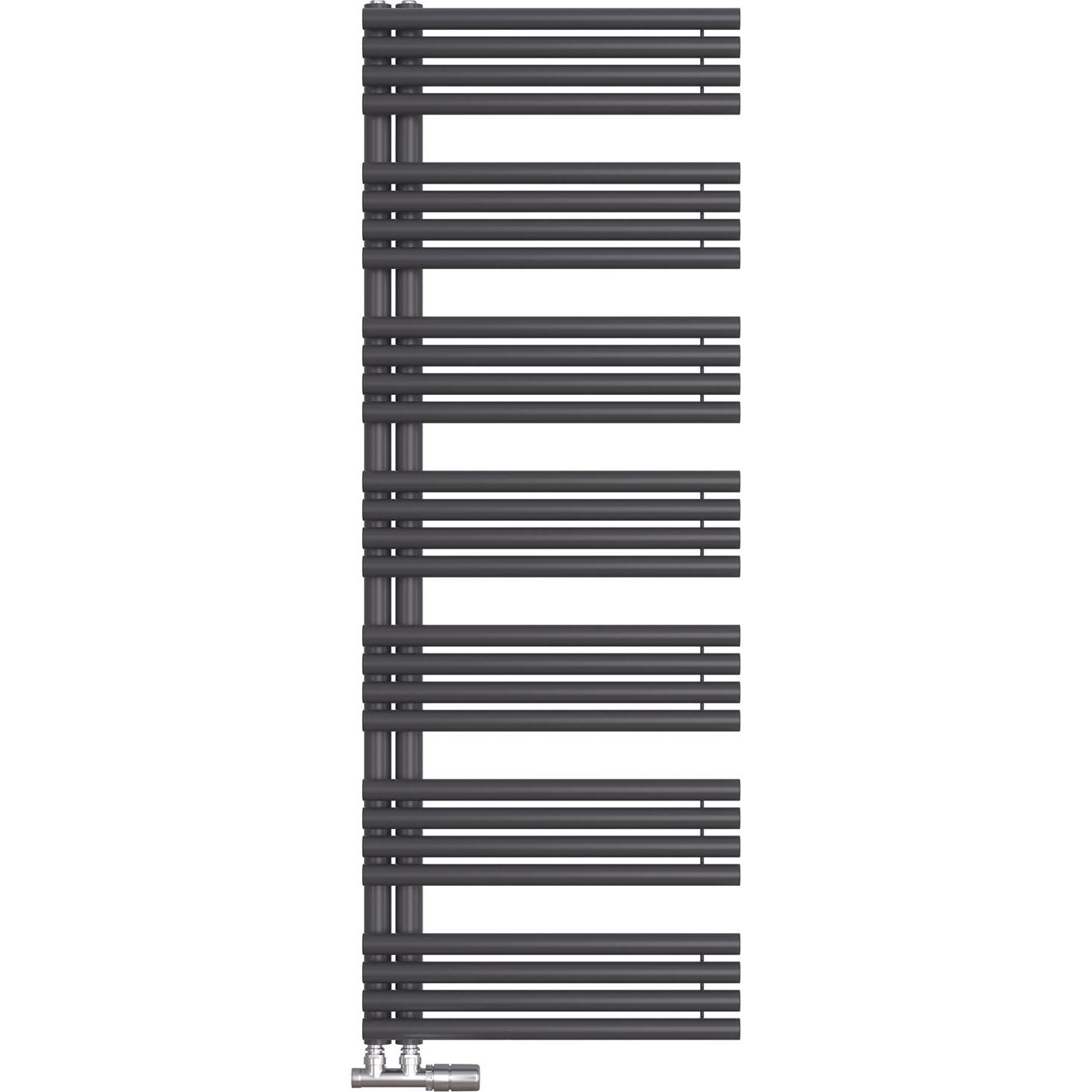 Emke Handtuchheizkörper 1660×600mm mit Seitenanschluss, Badheizkörper, Handtuchhalter, Handtuchwärmer in, Heizkörper