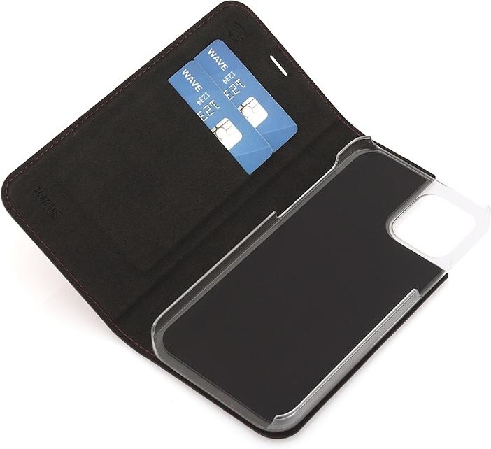 Actual product image Wave BookCase suojakotelo, iPhone 12 / 12 Pro, Smoky Sangria (Apple iPhone 12, Apple iPhone 12 Pro)