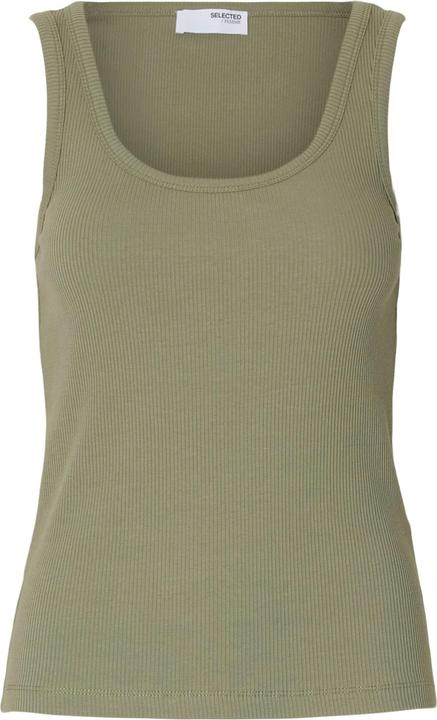Actual product image Selected Femme Rippmuster Baumwoll Tanktop (XL)