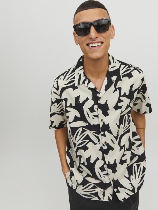 Produktbild Jack & Jones All-over-Print Tencel Kurzarmhemd (S)