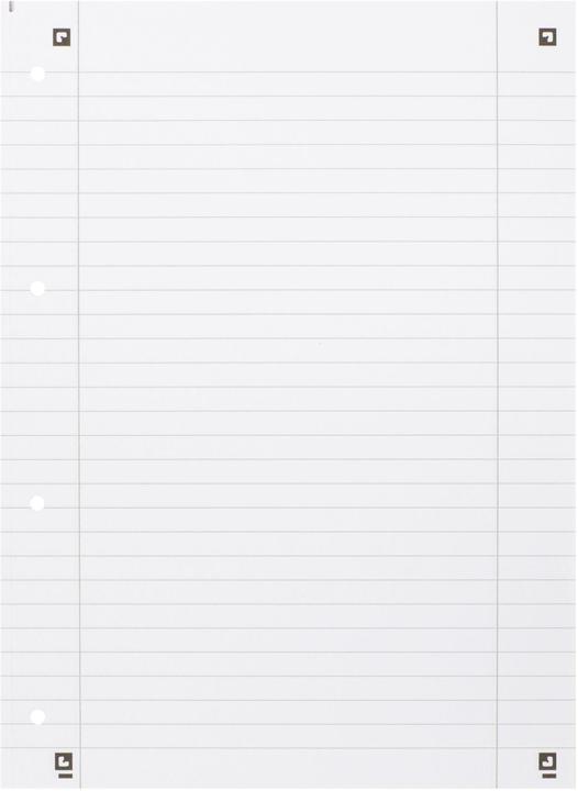 Nutritional values and ingredients Oxford College notebook (A4, Checked)