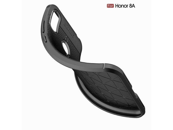 Produktbild Screenguard Honor 8A Hülle Leather Design TPU Cover (Honor 8A)