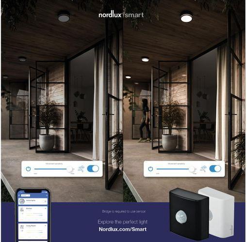 Produktbild Nordlux Licht- & Bewegungssensor Schwarz (12 m)