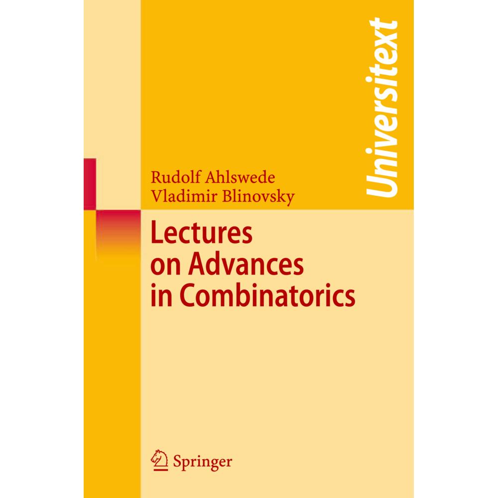 Lectures on Advances in Combinatorics, Fachbücher von Rudolf Ahlswede, Vladimir Blinovsky