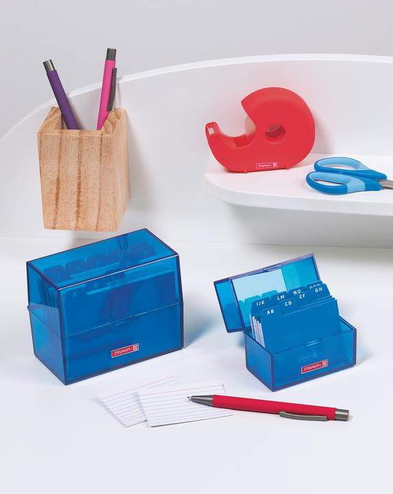 Actual product image Brunnen Card index box A7 filled azure (A7)