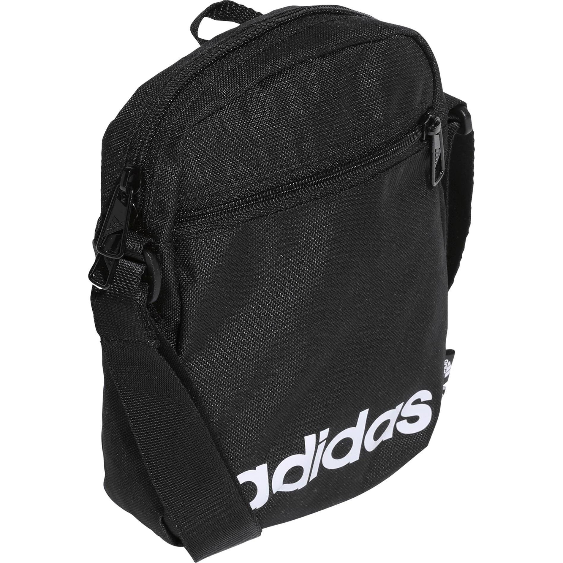 Thumbnail - adidas, Handtasche, Linear Org,Black/White Black/White, Schwarz