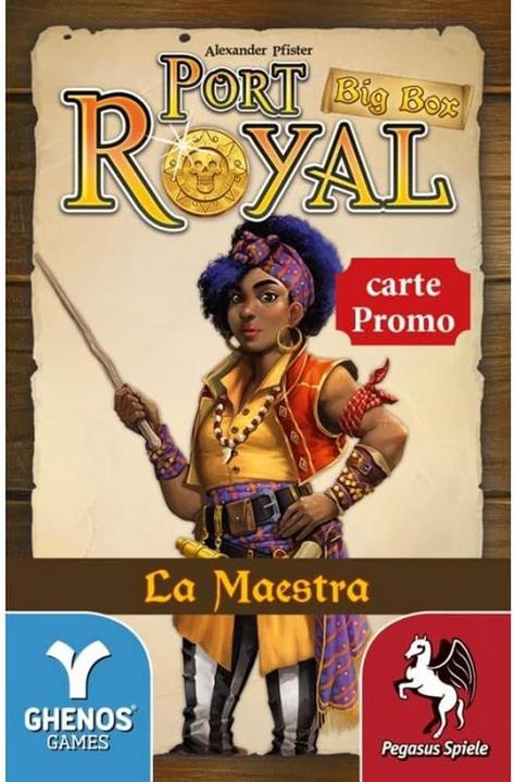 Actual product image Ghenos Games Port Royal - La Maestra (carta promo)